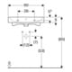 Geberit Lavabo iCon 60x48,5 cm, blanc, avec trou de robinet, trop-plein