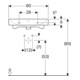 Geberit Lavabo iCon 60x48,5 cm, blanc, avec trou de robinet, trop-plein-5