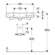 Geberit Lavabo iCon 60x48,5 cm, blanc, K-Tect, avec robinet, avec trop-plein