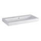 Geberit Lavabo iCon 90x48,5 cm, blanc, sans robinet, avec trop-plein