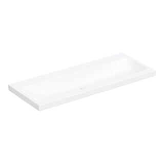 Geberit Lavabo iCon Light 120x48 cm, sans robinet, sans trop-plein, blanc