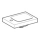 Geberit Lavabo iCon Light 38x28 cm, robinet à gauche, sans trop-plein, blanc