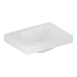 Geberit Lavabo iCon Light 38x28 cm, sans robinet, sans trop-plein, blanc