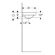 Geberit Lavabo iCon Light 53x31 cm, sans trop-plein, avec plage, blanc K-Tect