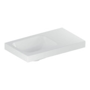 Geberit Lavabo iCon Light 53x31 cm, sans trop-plein, avec tablette, blanc