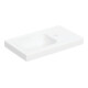 Geberit Lavabo iCon Light 53x31 cm, sans trop-plein, évacuation latérale droite, blanc mat-1