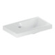 Geberit Lavabo iCon Light 53x31cm, évacuation horizontale gauche, sans trop-plein, avec tablette, blanc-1