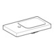 Geberit Lavabo iCon Light 53x31cm, évacuation horizontale gauche, sans trop-plein, avec tablette, blanc