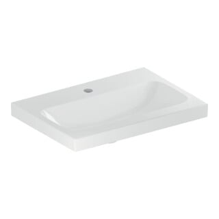 Geberit Lavabo iCon Light 60x42 cm, mitigeur mitigeur, sans trop-plein, blanc