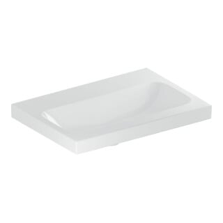 Geberit Lavabo iCon Light 60x42 cm, sans robinet, sans trop-plein, blanc KeraTect