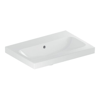 Geberit Lavabo iCon Light 60x42 cm, sans trou de robinet, avec trop-plein, blanc
