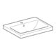 Geberit Lavabo iCon Light 60x48 cm, mitigeur, avec trop-plein, blanc KeraTect