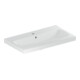 Geberit Lavabo iCon Light 75x42 cm, mitigeur encastré, avec trop-plein, blanc KeraTect-1