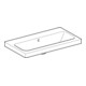 Geberit Lavabo iCon Light 75x42 cm, sans robinet, avec trop-plein, blanc KeraTect
