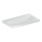 Geberit Lavabo iCon Light 75x42 cm, sans robinet, sans trop-plein, blanc
