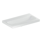 Geberit Lavabo iCon Light 75x42 cm, sans robinet, sans trop-plein, blanc KeraTect