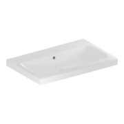 Geberit Lavabo iCon Light 75x48 cm, sans robinet, avec trop-plein, blanc KeraTect