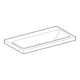 Geberit Lavabo iCon Light 90x48 cm, sans robinet, sans trop-plein, blanc KeraTect