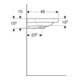 Geberit Lavabo iCon Light 90x48 cm, sans robinet, sans trop-plein, blanc KeraTect-2
