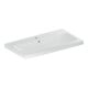 Geberit Lavabo iCon Light 90x48cm, mitigeur, trop-plein, blanc-1