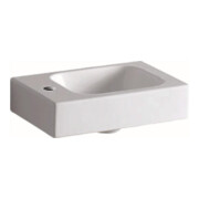 Geberit Lavabo mural iCon 38x28 cm, mitigeur à gauche, sans trop-plein, blanc K-Tect-1