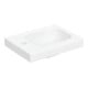 Geberit Lavabo mural iCon Light 38x28 cm, sans trop-plein, robinetterie gauche, blanc mat-1