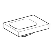 Geberit Lavabo mural iCon Light 38x28cm, sans robinet, sans trop-plein, blanc KeraTect-2