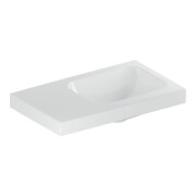 Geberit Lavabo mural iCon Light 53x31 cm, sans trop-plein, avec tablette, blanc
