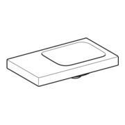 Geberit Lavabo mural iCon Light 53x31 cm, sans trop-plein, avec tablette, blanc-2