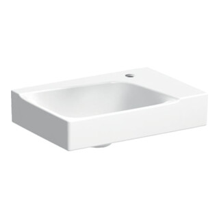 Geberit Lavabo mural Xeno2 40x28 cm, mitigeur à droite, sans trop-plein, blanc K-Tect