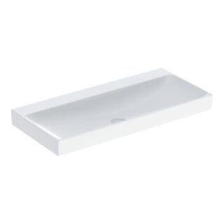 Geberit Lavabo One 105 cm, sans robinetterie + trop-plein, blanc KeraTect