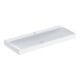 Geberit Lavabo One 120 cm, mitigeur, sans trop-plein, blanc KeraTect-1