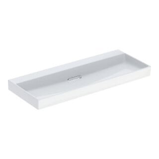 Geberit Lavabo One 120 cm, sans robinet + trop-plein, blanc K-Tect/blanc