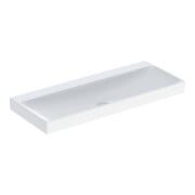 Geberit Lavabo One 120 cm, sans robinet + trop-plein, blanc KeraTect