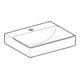 Geberit Lavabo One 50, mitigeur encastré, sans trop-plein, blanc KeraTect-5