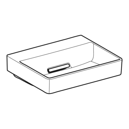 Geberit Lavabo One 50, sans robinet + trop-plein, blanc K-Tect/Bl