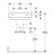 Geberit Lavabo One 50, sans robinet + trop-plein, blanc K-Tect/Bl