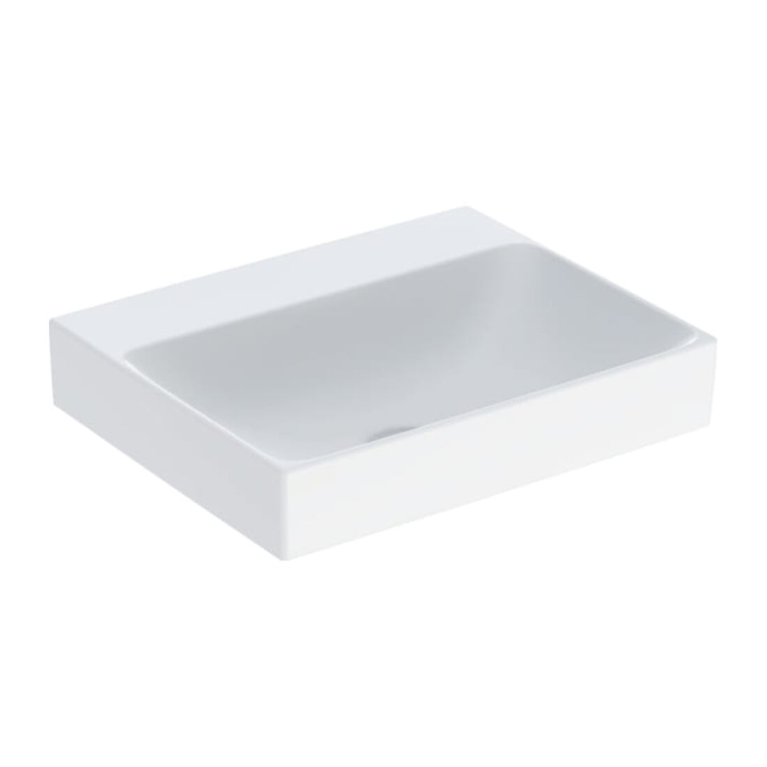 Geberit Lavabo One 50, sans robinet + trop-plein, blanc KeraTect