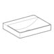 Geberit Lavabo One 60 cm, sans robinet + trop-plein, blanc KeraTect-2