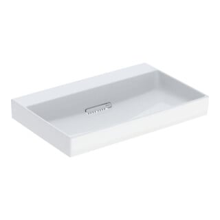 Geberit Lavabo One 75 cm, sans robinet + trop-plein, blanc K-Tect/Bl