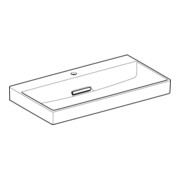 Geberit Lavabo One 90 cm, avec vidage horizontal, sans trop-plein, blanc K-Tect/blanc-2