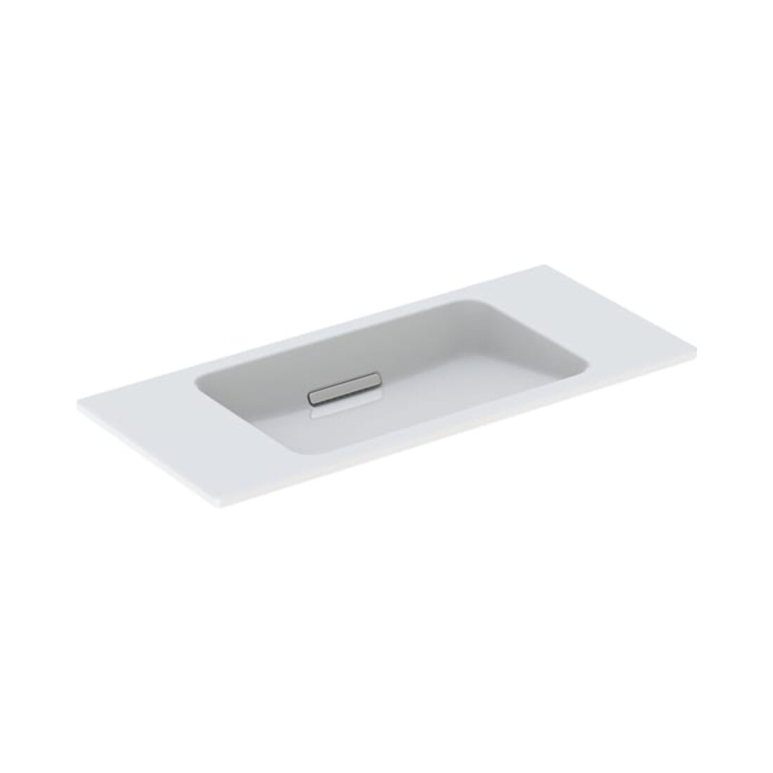 Geberit Lavabo One 90x40 cm, sortie horizontale, montage apparent, blanc K-Tect/Bl vc