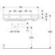 Geberit Lavabo One 90x48,4 cm, sans trop-plein, blanc K-Tec/Bl, avec trou robinet à gauche