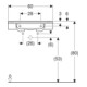 Geberit Lavabo Publica 60x55 cm, sans trop-plein, sans trou, avec découpe, BF, blanc mat-5