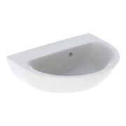 Geberit Lavabo Renova 50x40 cm, avec trop-plein, sans robinet, asymétrique