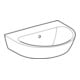 Geberit Lavabo Renova 55x45 cm, blanc, sans trou de robinet, avec trop-plein-4