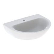 Geberit Lavabo Renova 60x48 cm, blanc/KeraTe, avec robinetterie, sans trop-plein