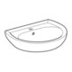 Geberit Lavabo Renova 60x49 cm, Manhattan, avec robinetterie et trop-plein