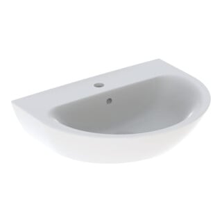 Geberit Lavabo Renova 65x50 cm, blanc, avec trou de robinet, avec trop-plein