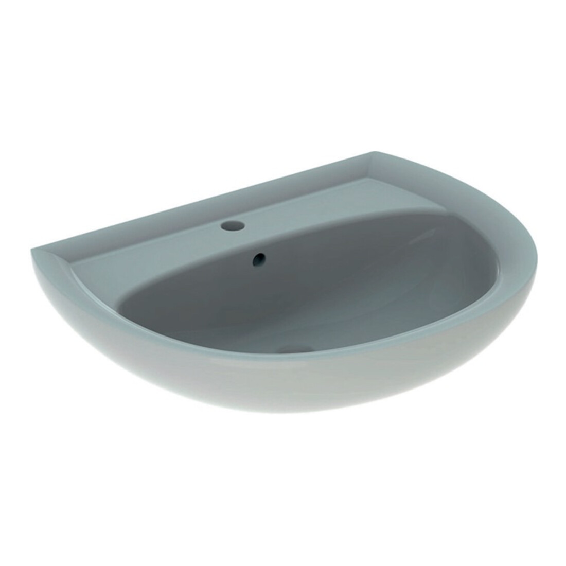 Geberit Lavabo Renova 65x51 cm, perg., avec trou robinet et trop-plein